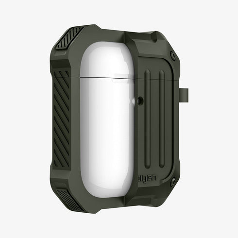 ASD00537 - Apple AirPods Pro Case Tough Armor in black showing the front